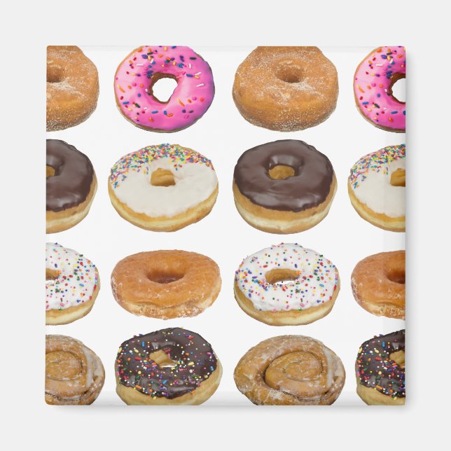 Doughnuts Lover Fun Doughnuts Magnet (Front)