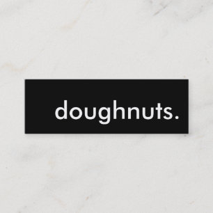 doughnuts. loyalty punch card