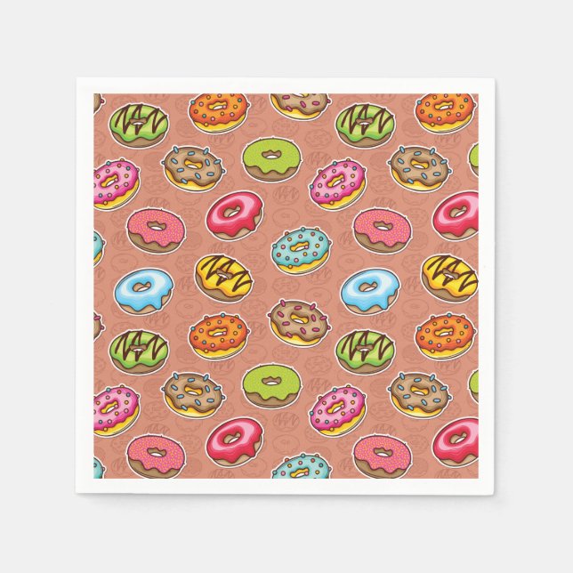 Doughnuts  napkin (Front)