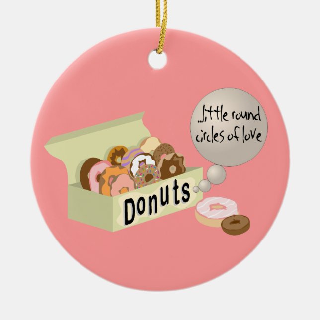 Doughnuts Ornament (Front)