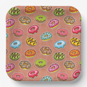 Doughnuts  paper plate