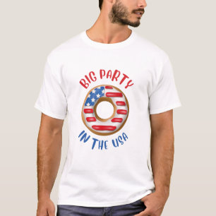 Doughnuts Party in the USA  T-Shirt