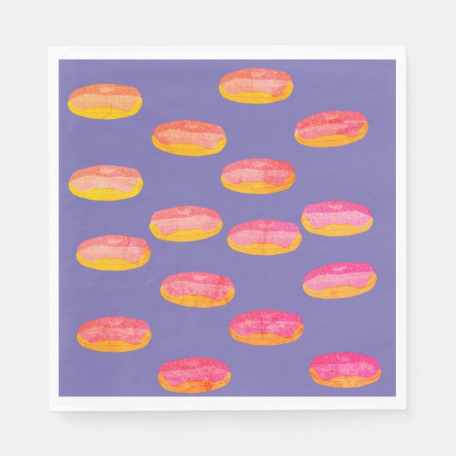 Doughnuts Pattern Napkin (Front)