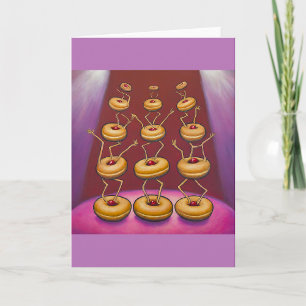 Doughnuts Performing Card