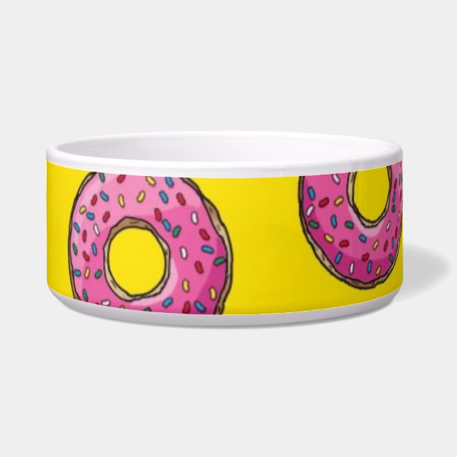 Doughnuts Pet Bowl (Front)