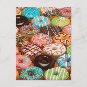 doughnuts postcard