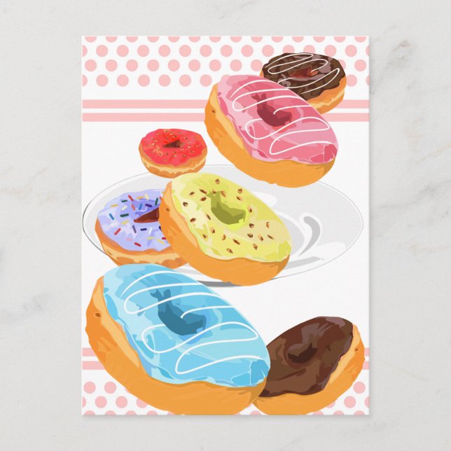 Doughnuts  postcard (Front)