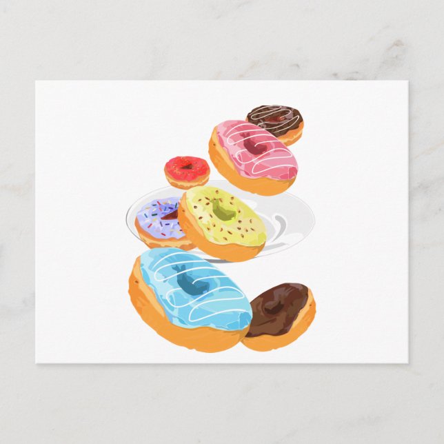 Doughnuts Postcard (Front)
