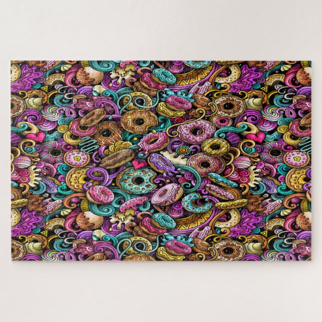 Doughnuts Puzzle (Horizontal)