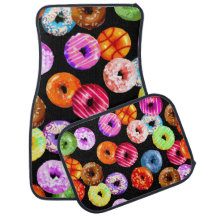 Doughnuts seamless pattern + your backgr. & ideas
