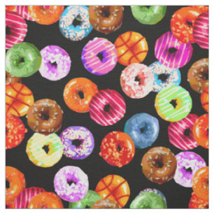 Doughnuts seamless pattern + your backgr. & ideas fabric