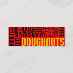 doughnuts small chat loyalty card