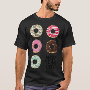 Doughnuts space birthday ecavator boy T-Shirt