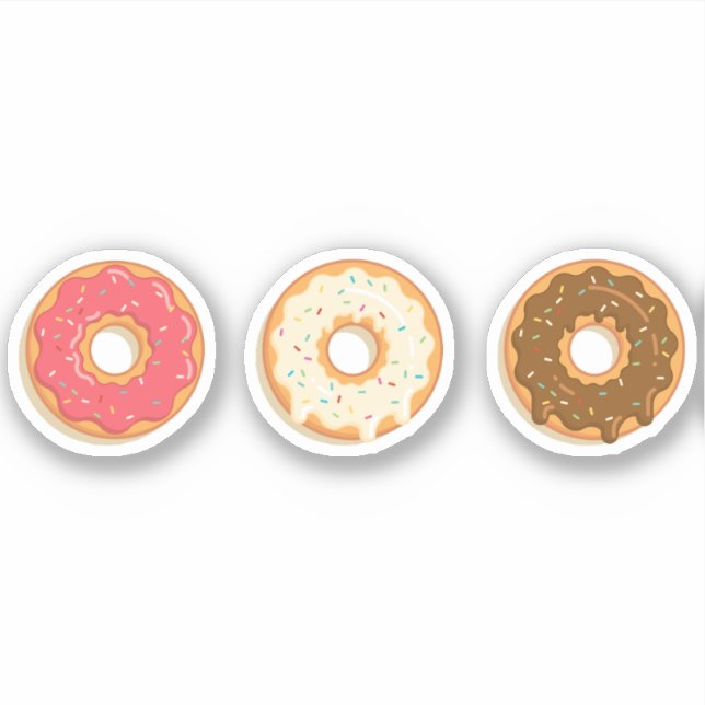 Doughnuts Sticker (Front)