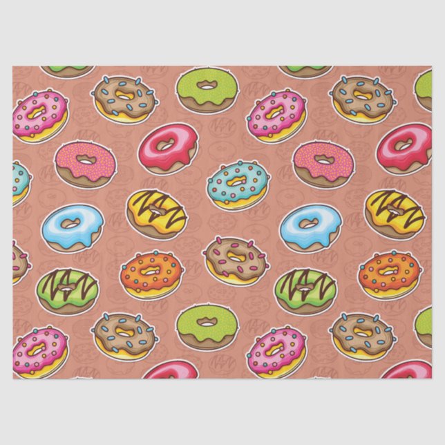 Doughnuts Tissue Paper (Front)