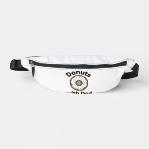Doughnuts With Dad Vintage Doughnut Shirt Design_1 Bum Bags