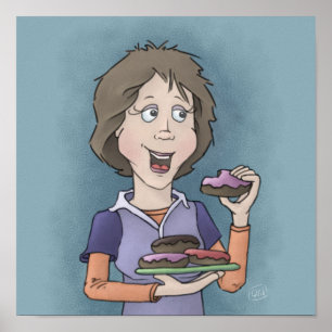 Doughnuts with sprinkles poster