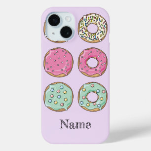 Doughnuts with your name on it iPhone 15 case