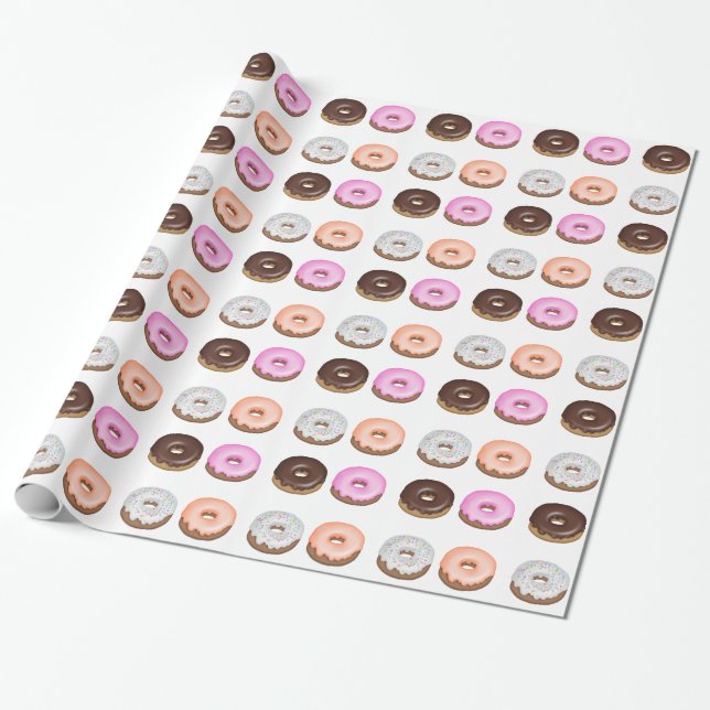 Doughnuts Wrapping Paper (Unrolled)