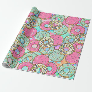 Doughnuts Wrapping Paper