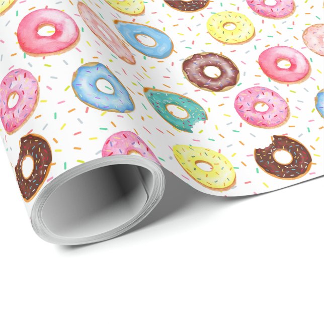 Doughnuts Wrapping Paper (Roll Corner)