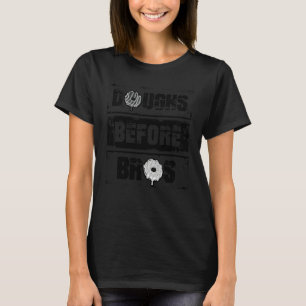 Doughs Before Bros Womens Doughnut Sprinkle Dough T-Shirt