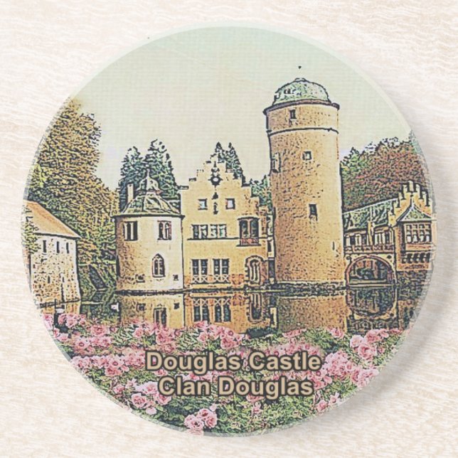 Douglas Castle – Seat Of Clan Douglas Coaster (Front)