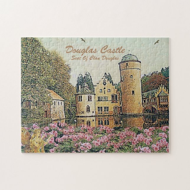 Douglas Castle – Seat Of Clan Douglas Jigsaw Puzzle (Horizontal)