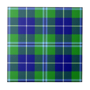 Douglas Clan Hunting Tartan Scottish Plaid Ceramic Tile