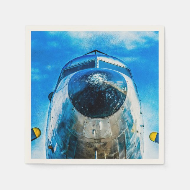 Douglas DC-3 Aircraft Napkin (Front)