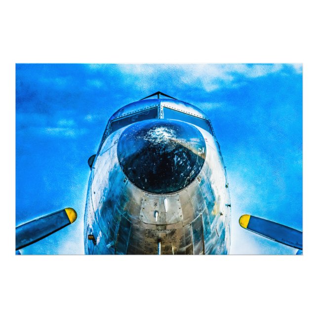 Douglas DC-3 Aircraft Photo Print (Front)