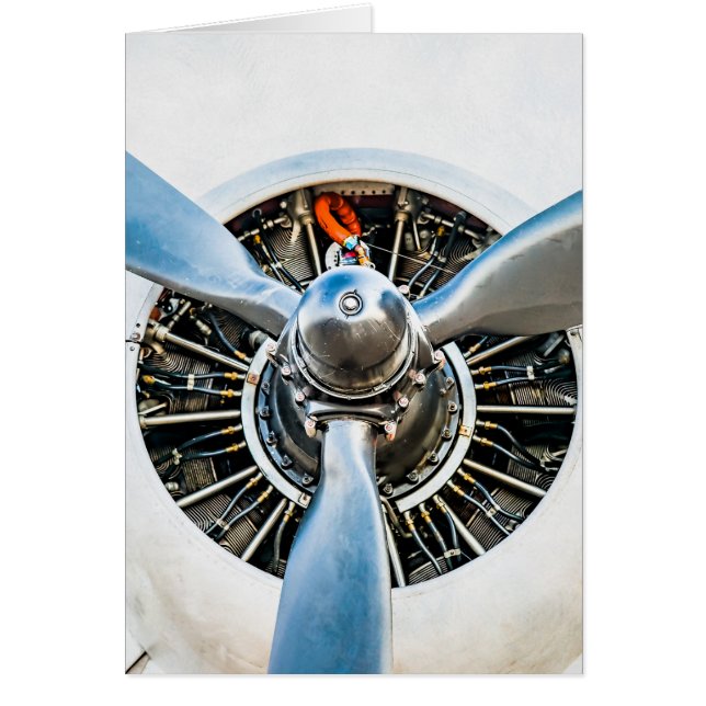 Douglas DC-3 Aircraft. Propeller (Front)