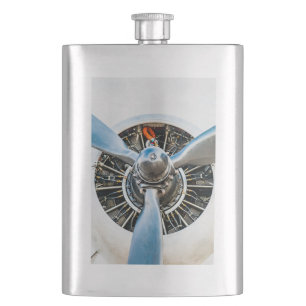 Douglas DC-3 Aircraft. Propeller Hip Flask