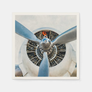 Douglas DC-3 Aircraft. Propeller Napkin