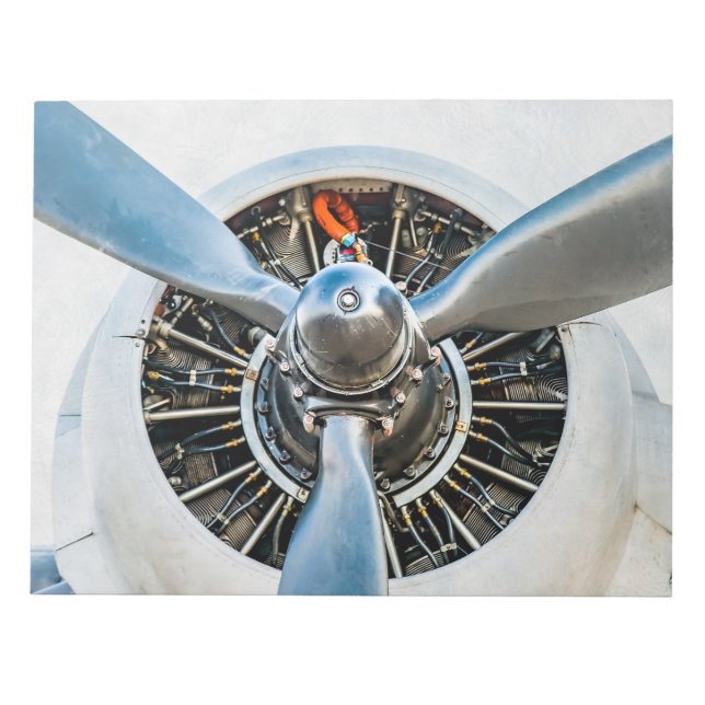 Douglas DC-3 Aircraft. Propeller Notepad (Front)