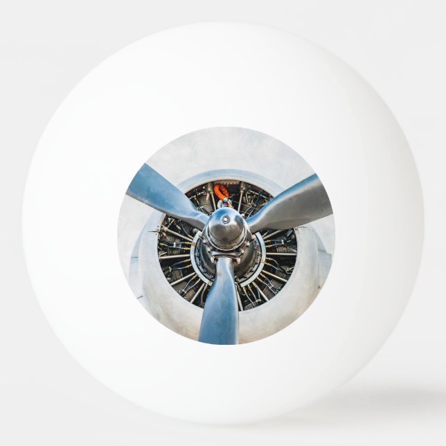 Douglas DC-3 Aircraft. Propeller Ping Pong Ball (Front)
