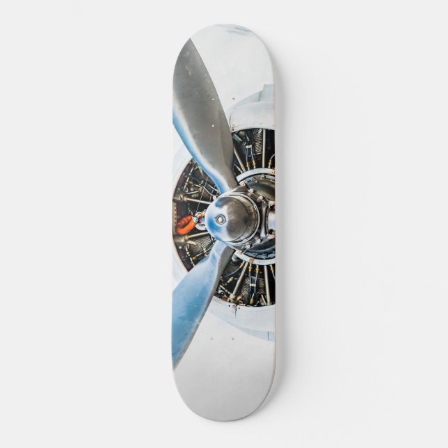 Douglas DC-3 Aircraft. Propeller Skateboard (Front)