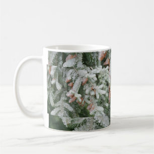 Douglas Fir Covered with Ice Coffee Mug