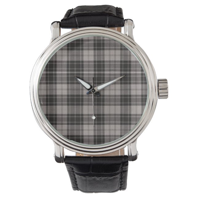 DOUGLAS GREY TARTAN WATCH (Front)