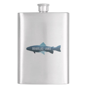 Douglas Lake Tennessee Fish Hip Flask