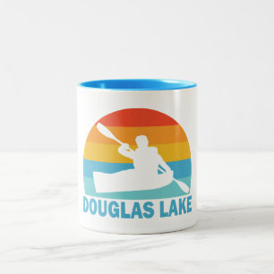 Douglas Lake Tennessee Kayak Two-Tone Coffee Mug