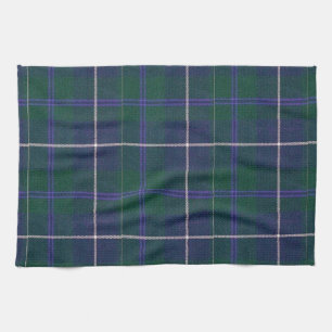 Douglas Modern Tartan Plaid Hand Towel