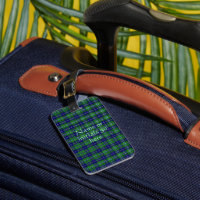Douglas Official Tartan with monogram / name
