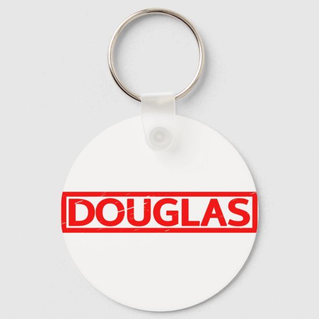 Douglas Stamp Key Ring (Front)