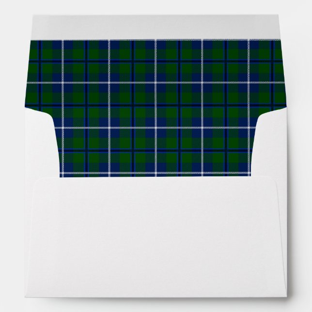 Douglas Tartan Wedding Envelopes (Back (Bottom))