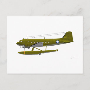 Douglas XC-47 Postcard