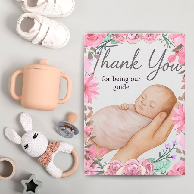 Doula Appreciation Card | Labour Support Gift Pink (Creator Uploaded)