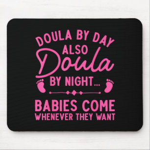 Doula Art For Women Girl Labour Delivery Birth Mouse Pad