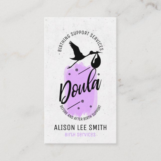 Doula Birth Coach Business Card (Front)