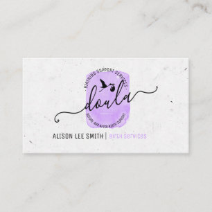 Doula Birth Coach Business Card